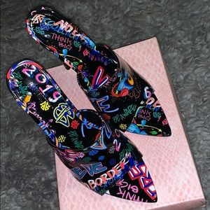 Cape Robbin Graffiti Stiletto Heel